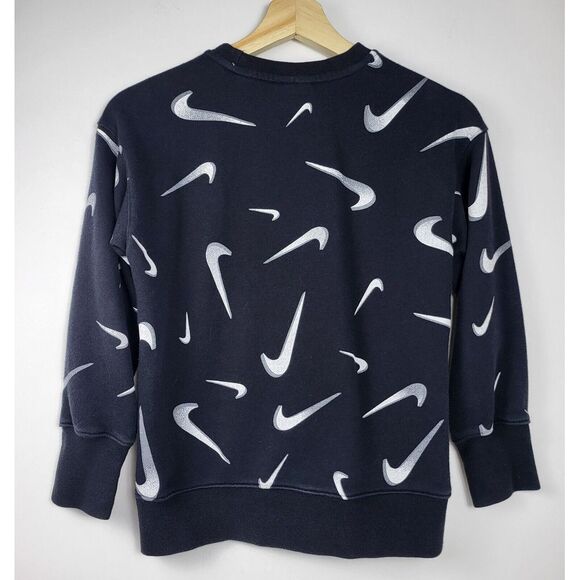Nike Sportswear Girls 3D Swooshfetti Crew Neck Sweatshirt Small Standard Fit - Picture 2 of 5